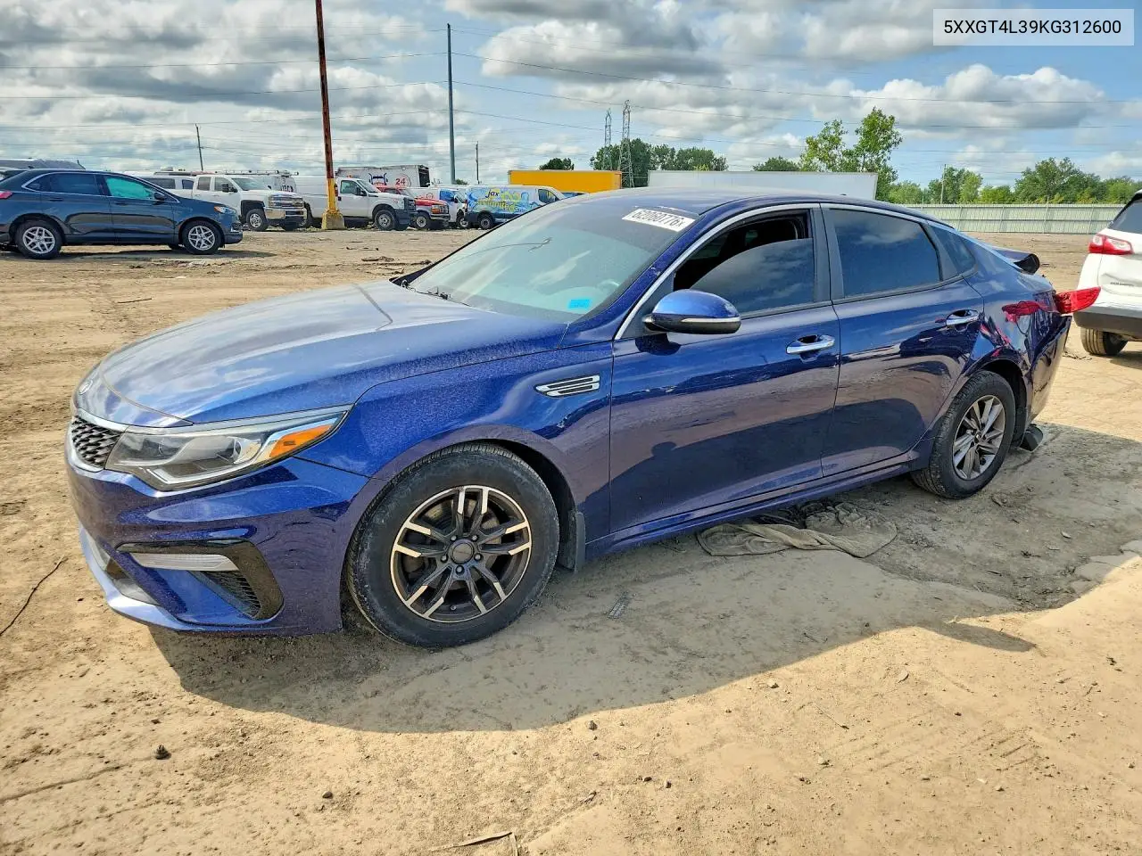 2019 Kia Optima Lx VIN: 5XXGT4L39KG312600 Lot: 62060776