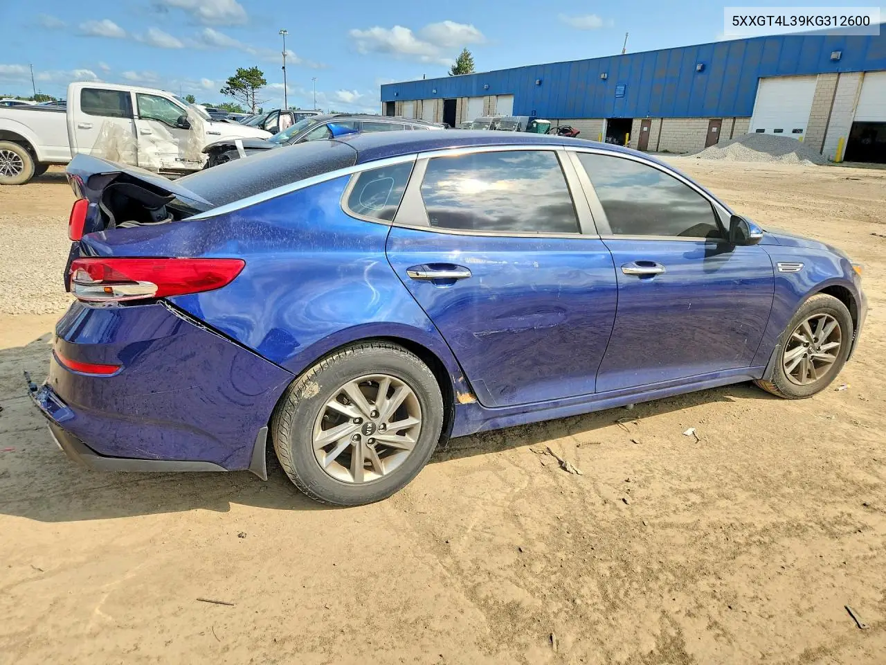 2019 Kia Optima Lx VIN: 5XXGT4L39KG312600 Lot: 62060776