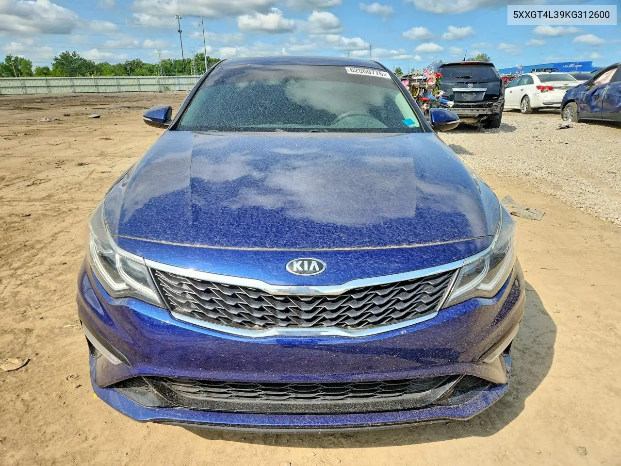 2019 Kia Optima Lx VIN: 5XXGT4L39KG312600 Lot: 62060776