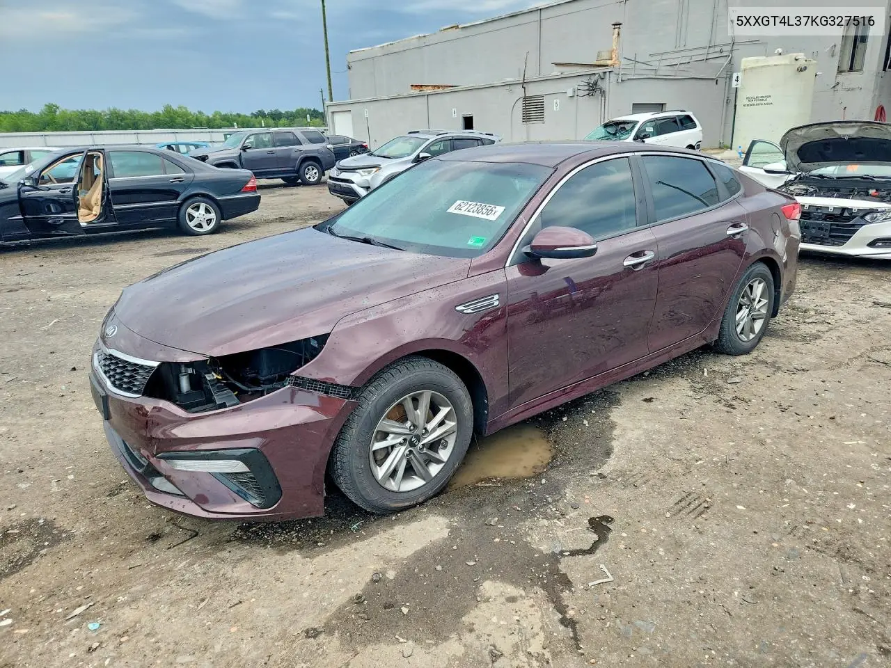2019 Kia Optima Lx VIN: 5XXGT4L37KG327516 Lot: 62123856