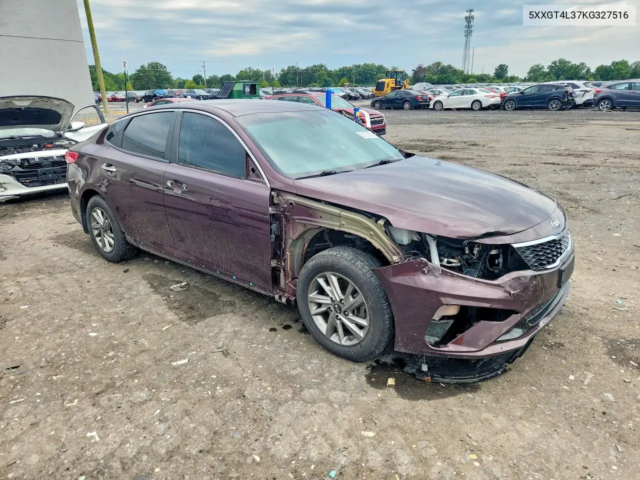 2019 Kia Optima Lx VIN: 5XXGT4L37KG327516 Lot: 62123856