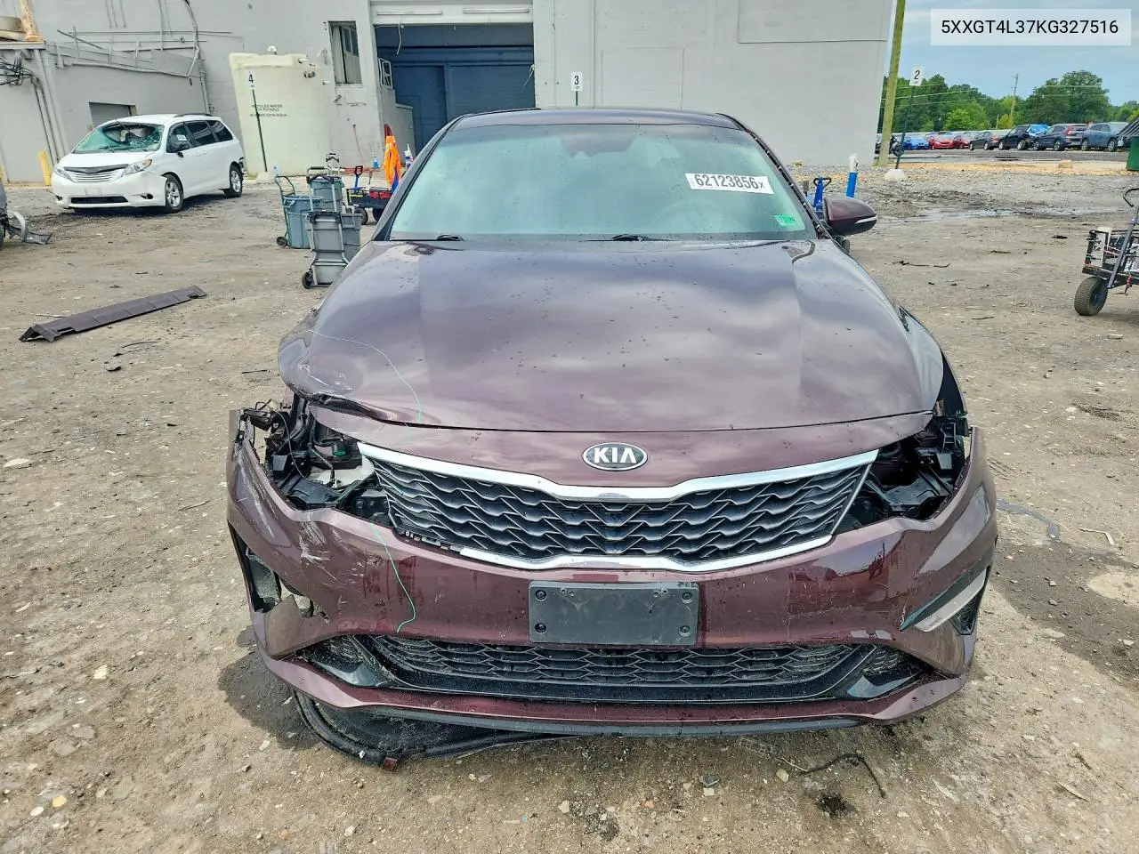 2019 Kia Optima Lx VIN: 5XXGT4L37KG327516 Lot: 62123856