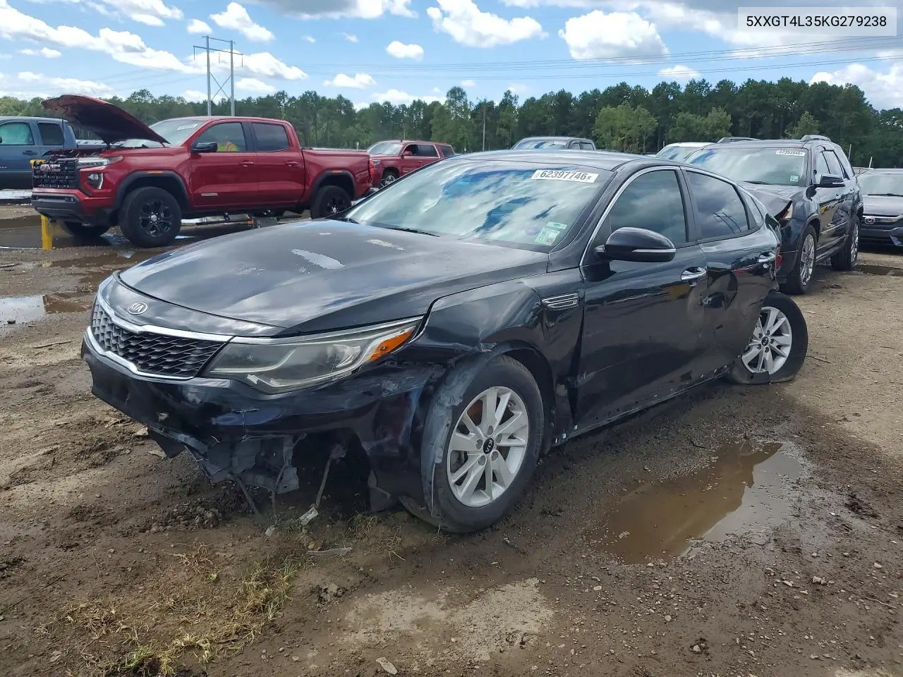 2019 Kia Optima Lx VIN: 5XXGT4L35KG279238 Lot: 62397746