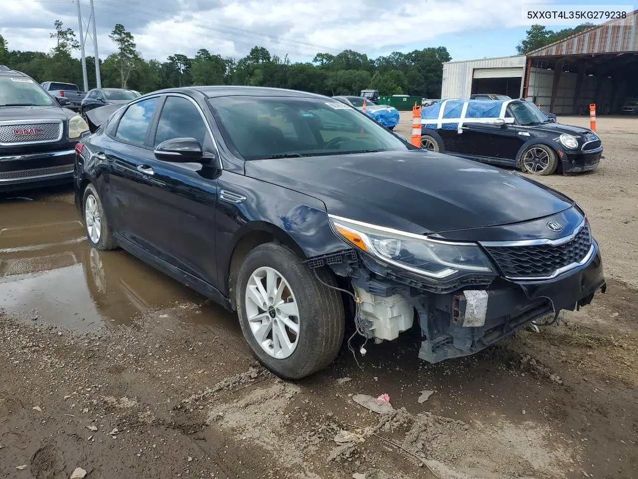 2019 Kia Optima Lx VIN: 5XXGT4L35KG279238 Lot: 62397746