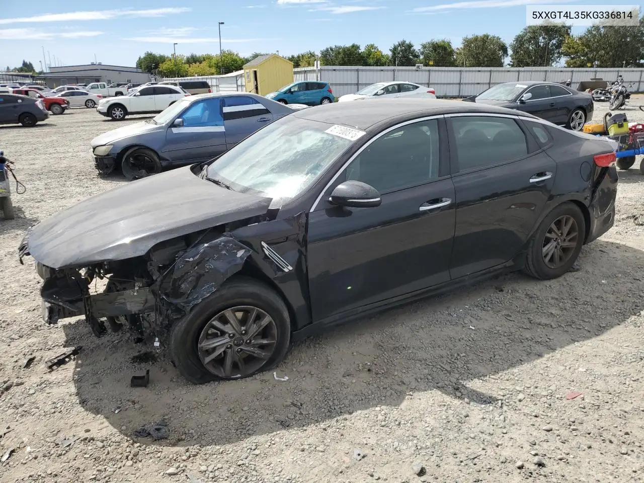 5XXGT4L35KG336814 2019 Kia Optima Lx