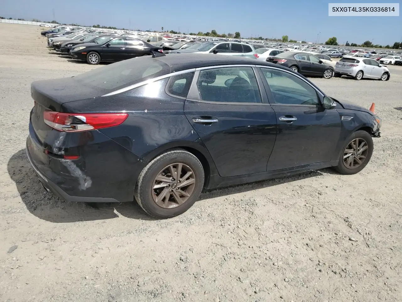 5XXGT4L35KG336814 2019 Kia Optima Lx