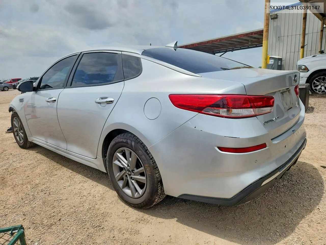 2020 Kia Optima Lx VIN: 5XXGT4L31LG391147 Lot: 57592336