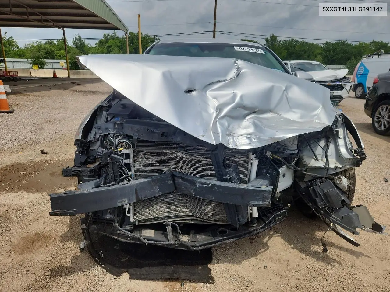 2020 Kia Optima Lx VIN: 5XXGT4L31LG391147 Lot: 57592336