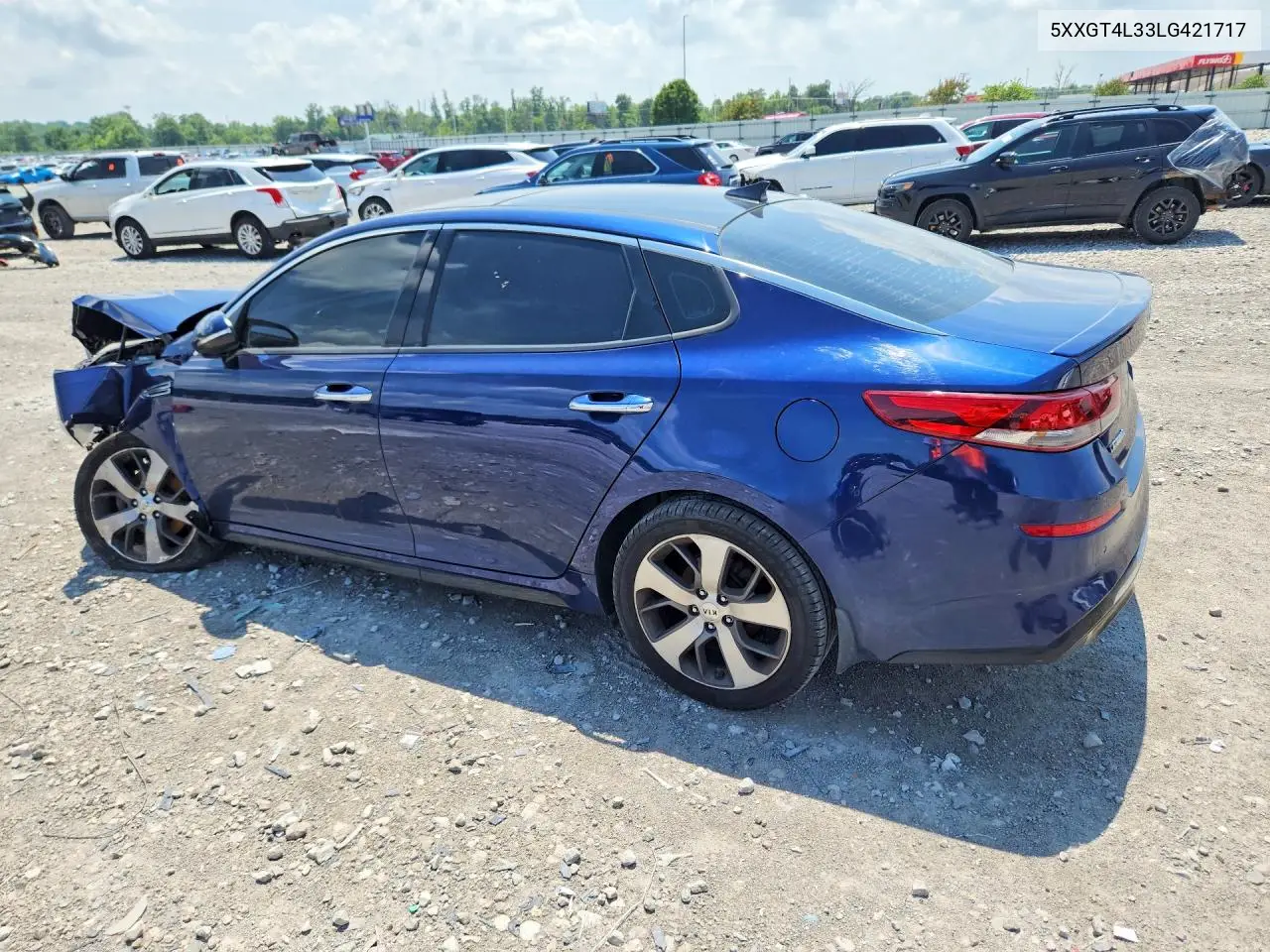 2020 Kia Optima S VIN: 5XXGT4L33LG421717 Lot: 59726586