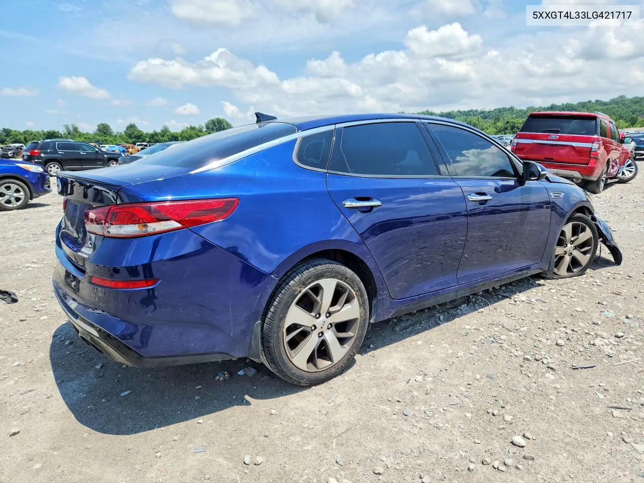 2020 Kia Optima S VIN: 5XXGT4L33LG421717 Lot: 59726586
