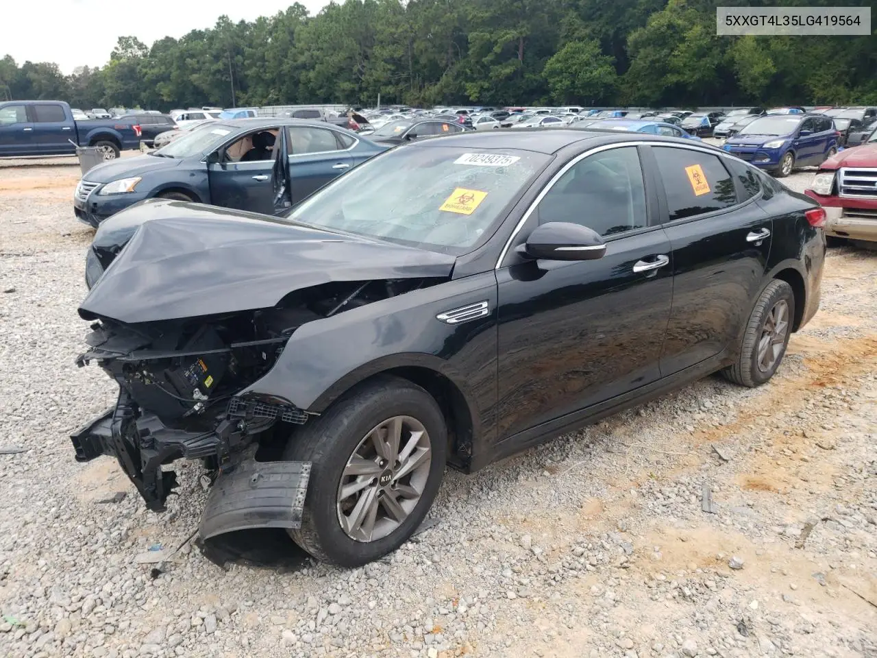 5XXGT4L35LG419564 2020 Kia Optima Lx