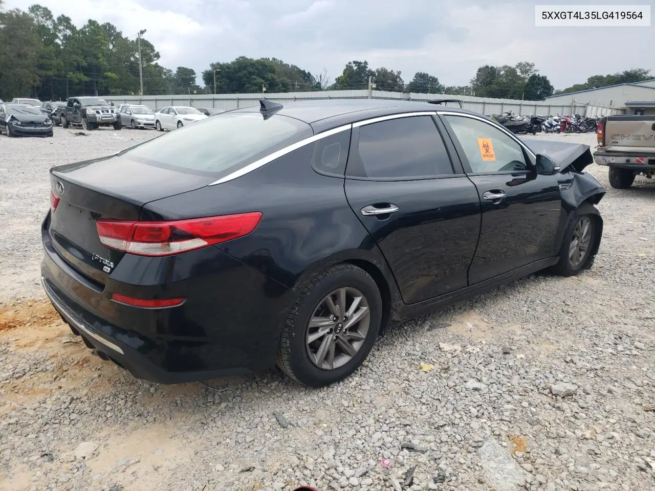 5XXGT4L35LG419564 2020 Kia Optima Lx
