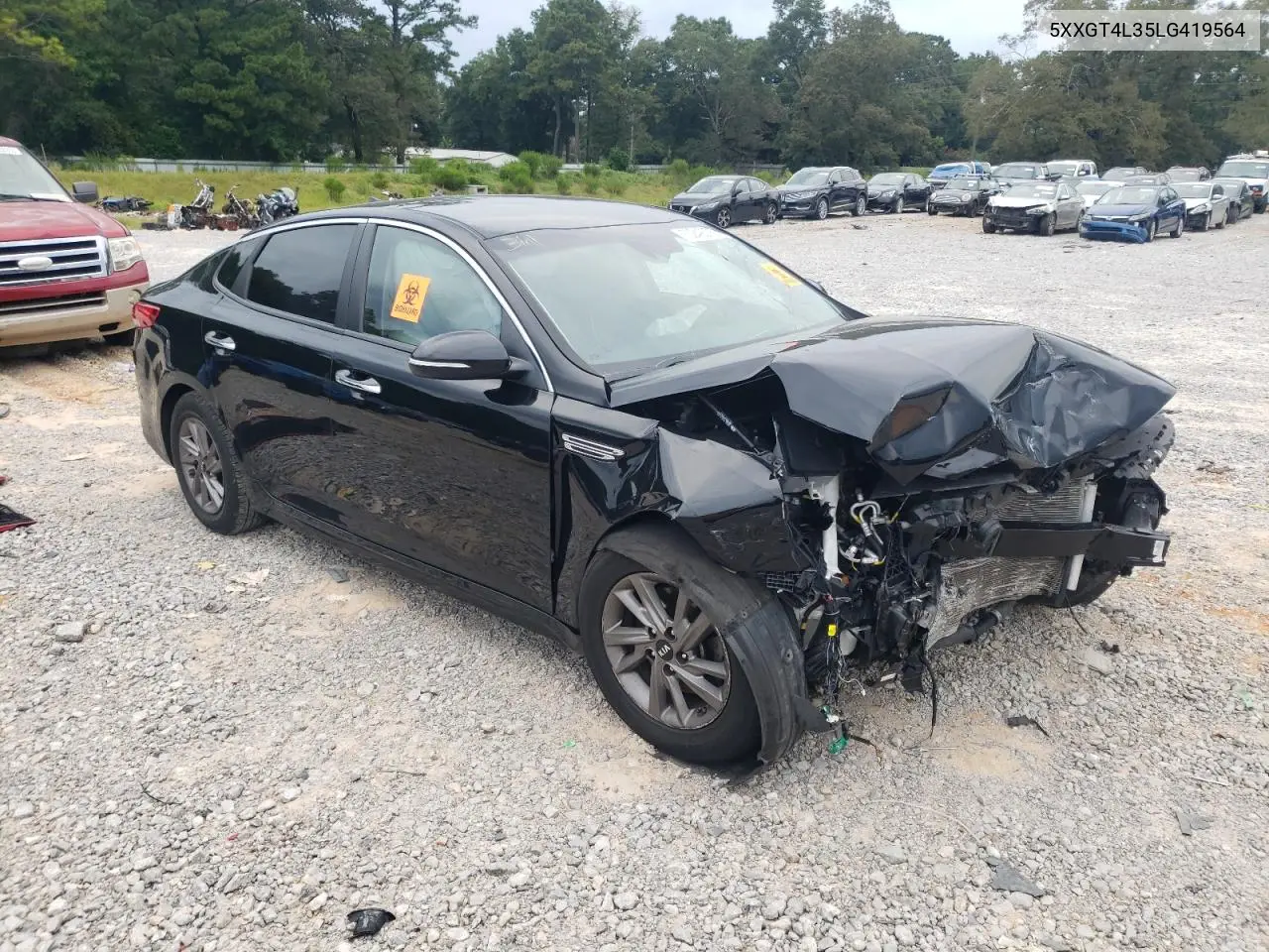 5XXGT4L35LG419564 2020 Kia Optima Lx