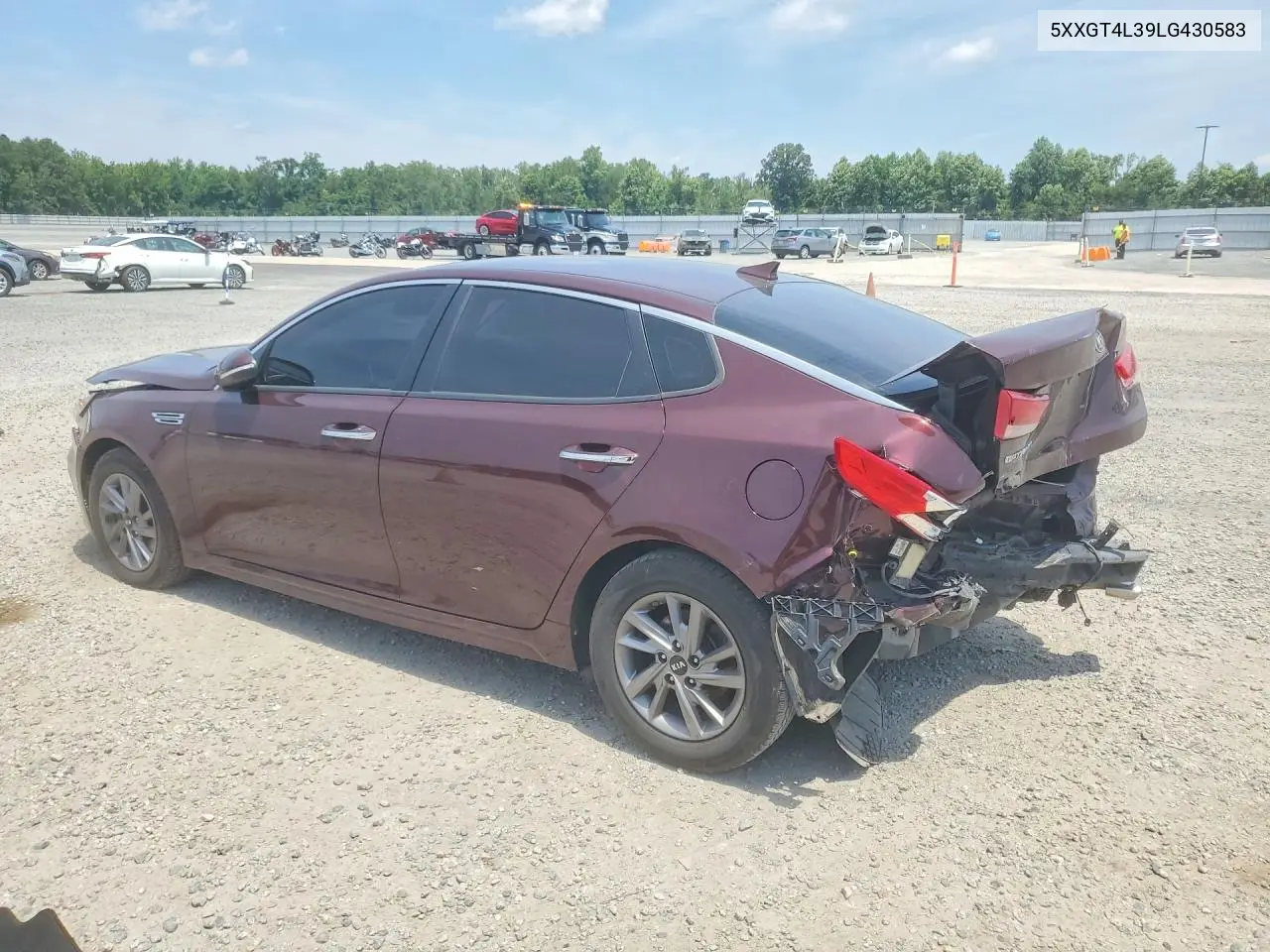 5XXGT4L39LG430583 2020 Kia Optima Lx