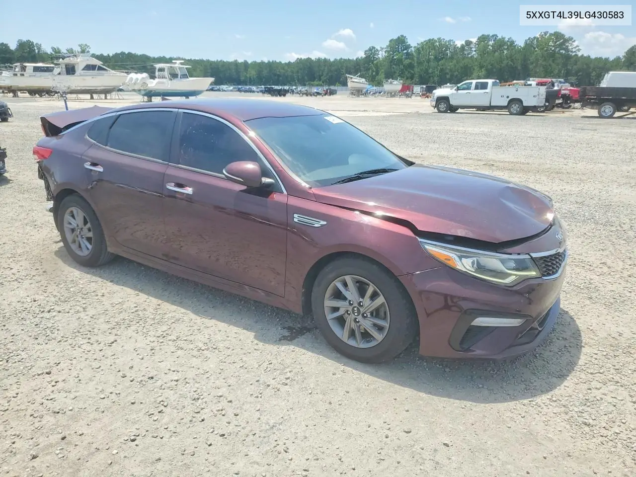 5XXGT4L39LG430583 2020 Kia Optima Lx