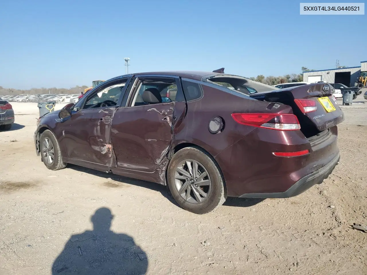 5XXGT4L34LG440521 2020 Kia Optima Lx