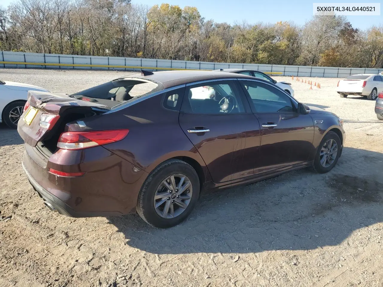 5XXGT4L34LG440521 2020 Kia Optima Lx