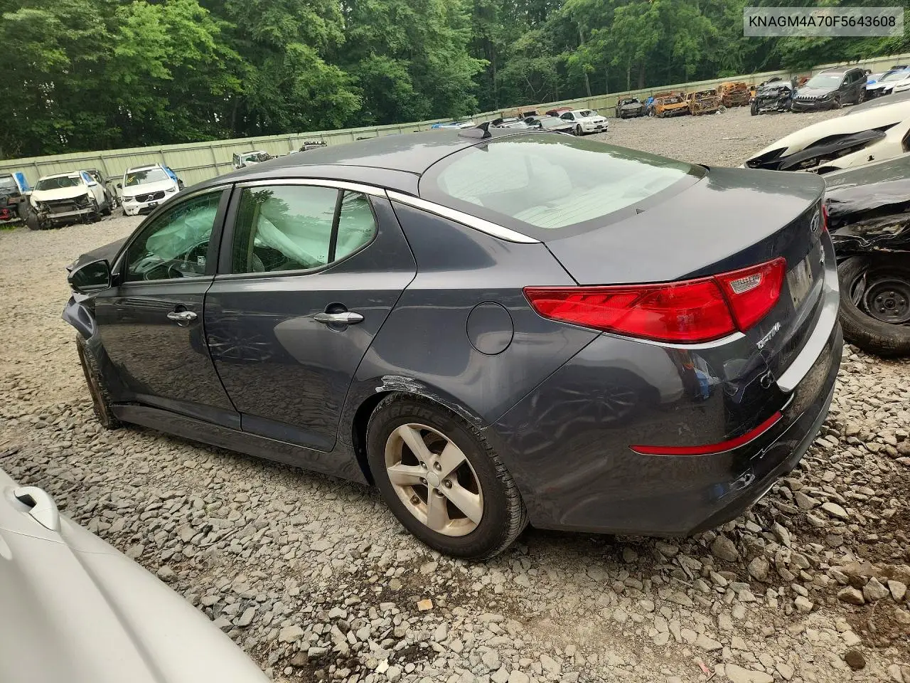 2027 Kia Optima Lx VIN: KNAGM4A70F5643608 Lot: 61244806