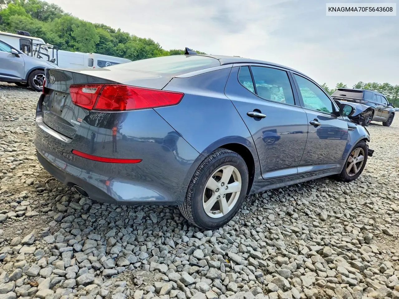 2027 Kia Optima Lx VIN: KNAGM4A70F5643608 Lot: 61244806