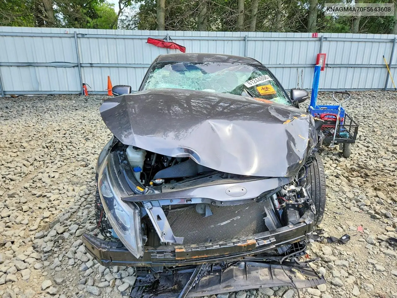 2027 Kia Optima Lx VIN: KNAGM4A70F5643608 Lot: 61244806