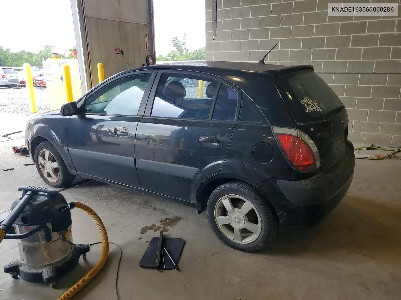 2006 Kia Rio 5 VIN: KNADE163566060286 Lot: 59239666