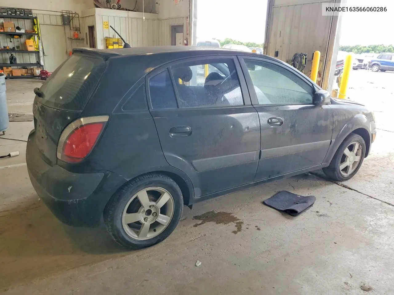 2006 Kia Rio 5 VIN: KNADE163566060286 Lot: 59239666