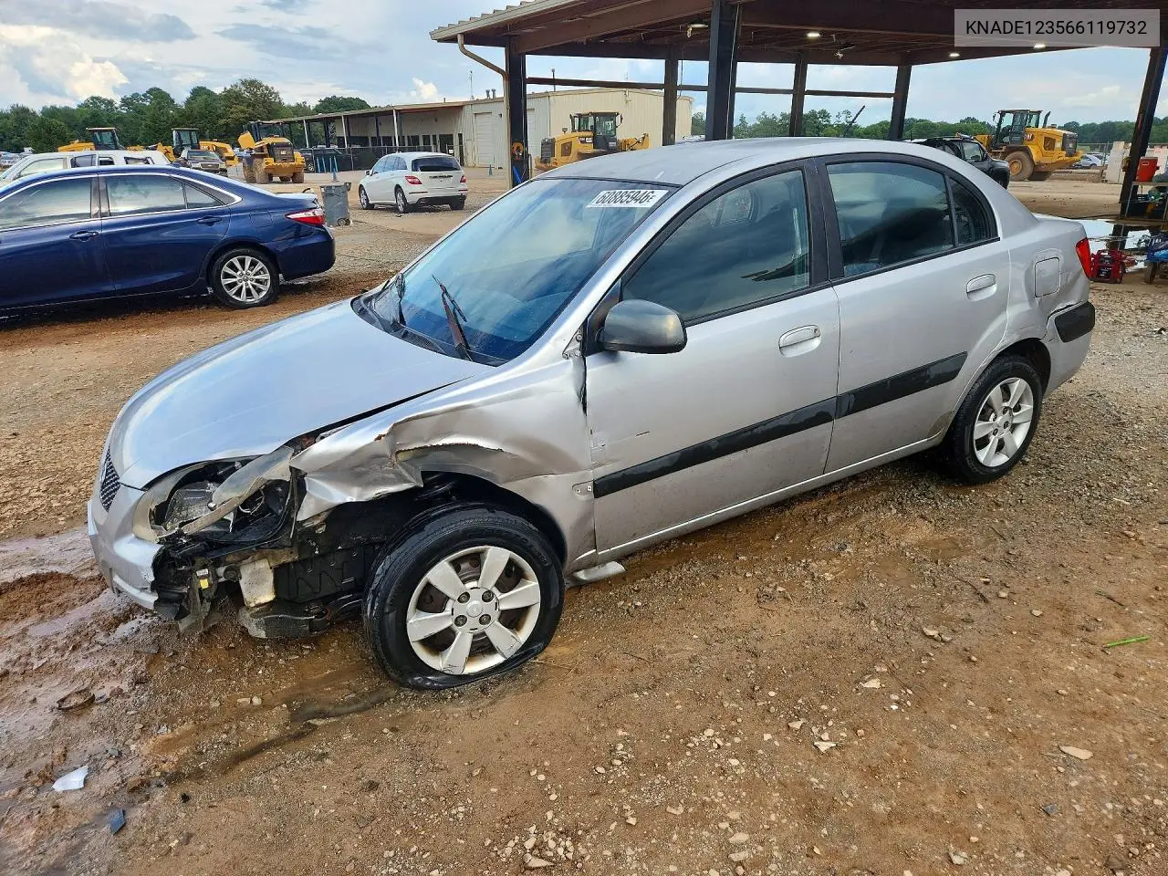 2006 Kia Rio VIN: KNADE123566119732 Lot: 60885946