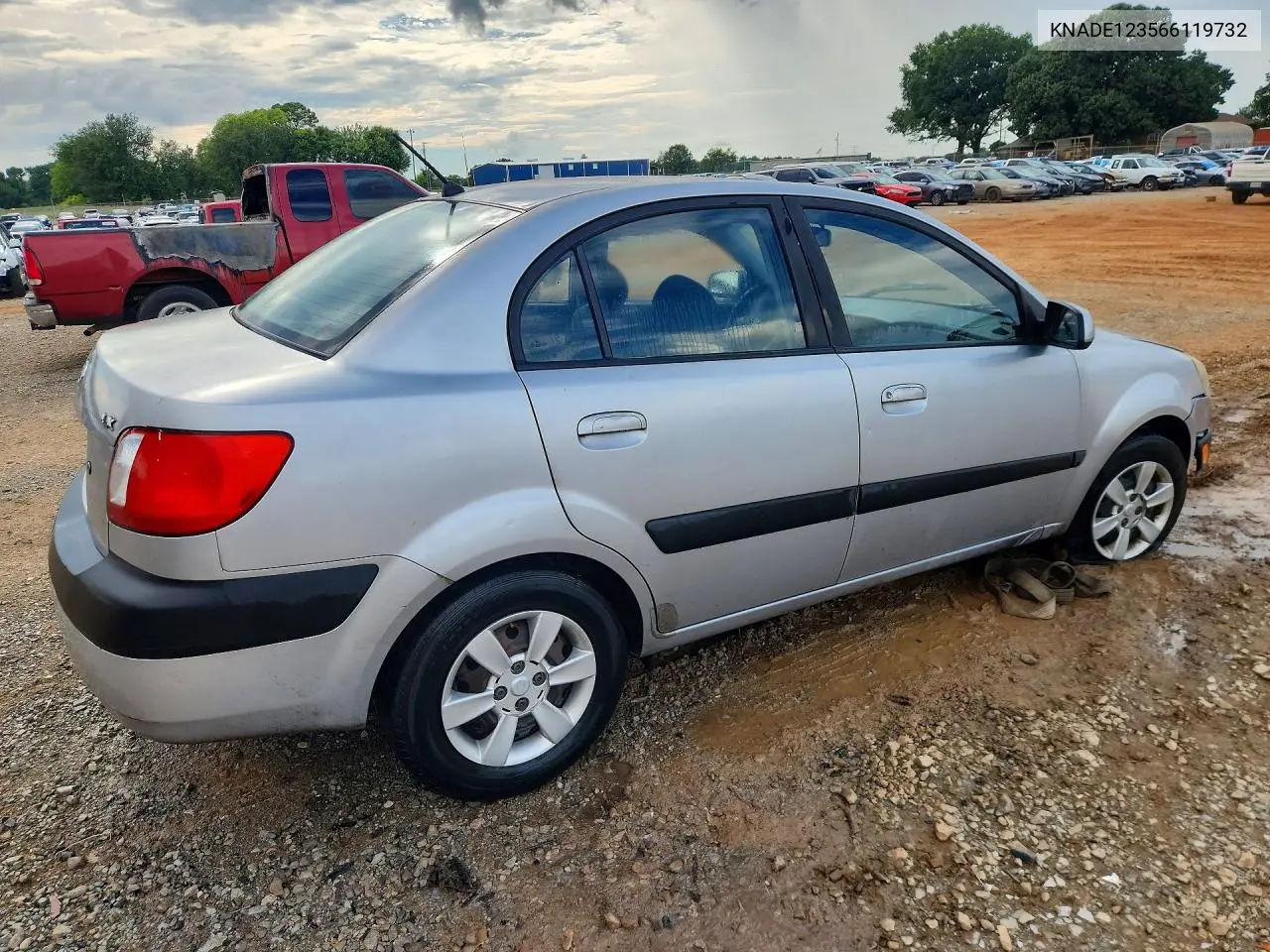 2006 Kia Rio VIN: KNADE123566119732 Lot: 60885946