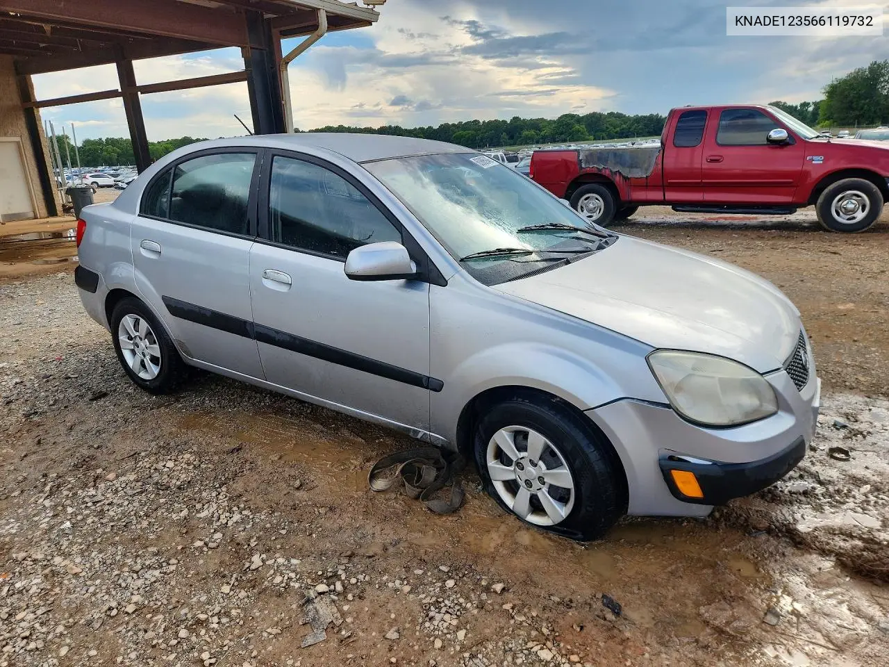 2006 Kia Rio VIN: KNADE123566119732 Lot: 60885946