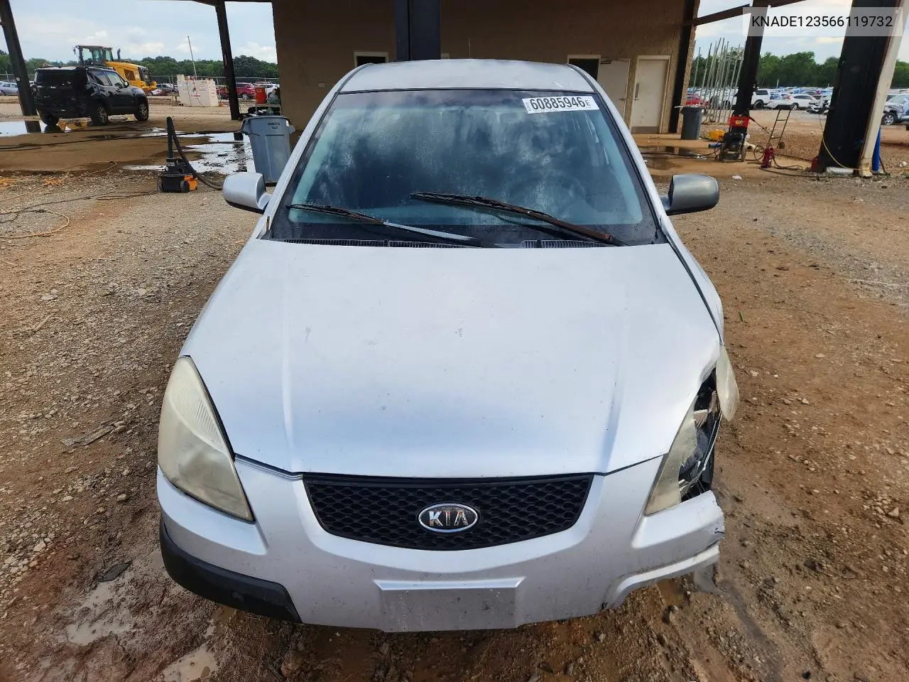 2006 Kia Rio VIN: KNADE123566119732 Lot: 60885946