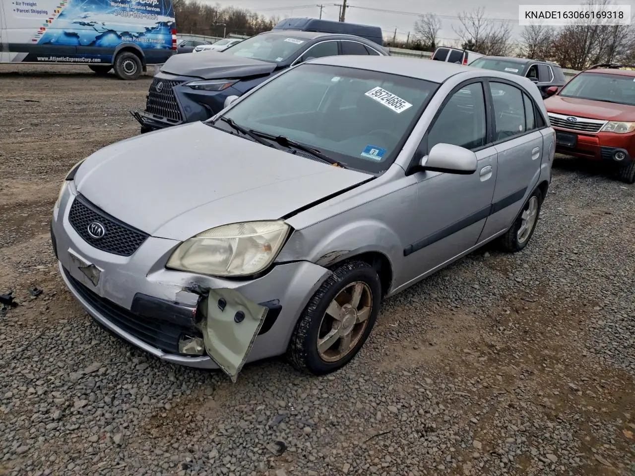 KNADE163066169318 2006 Kia Rio 5