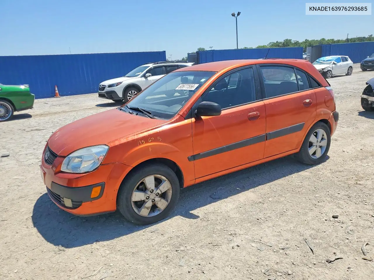 2007 Kia Rio 5 Sx VIN: KNADE163976293685 Lot: 60677556