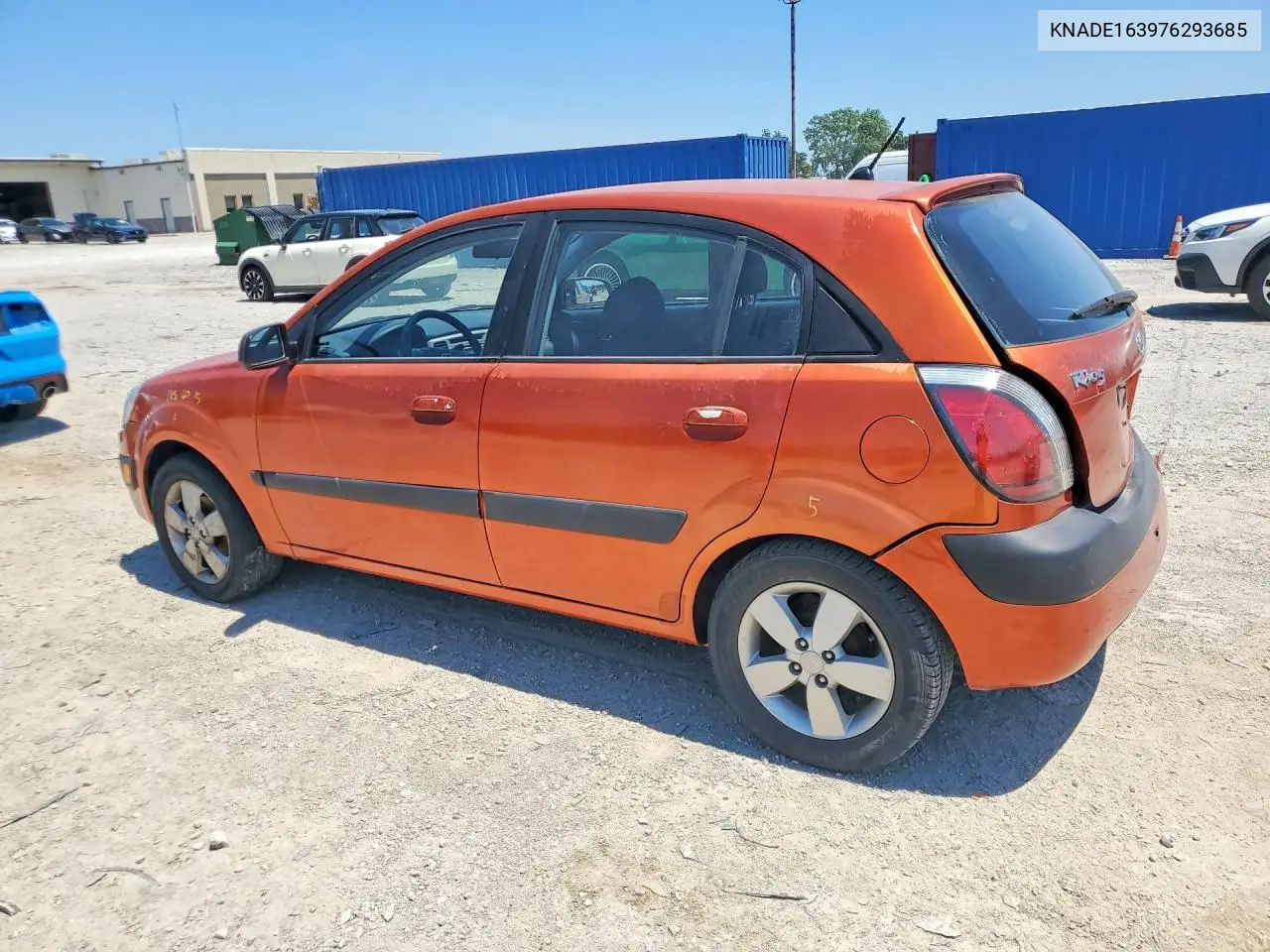 2007 Kia Rio 5 Sx VIN: KNADE163976293685 Lot: 60677556
