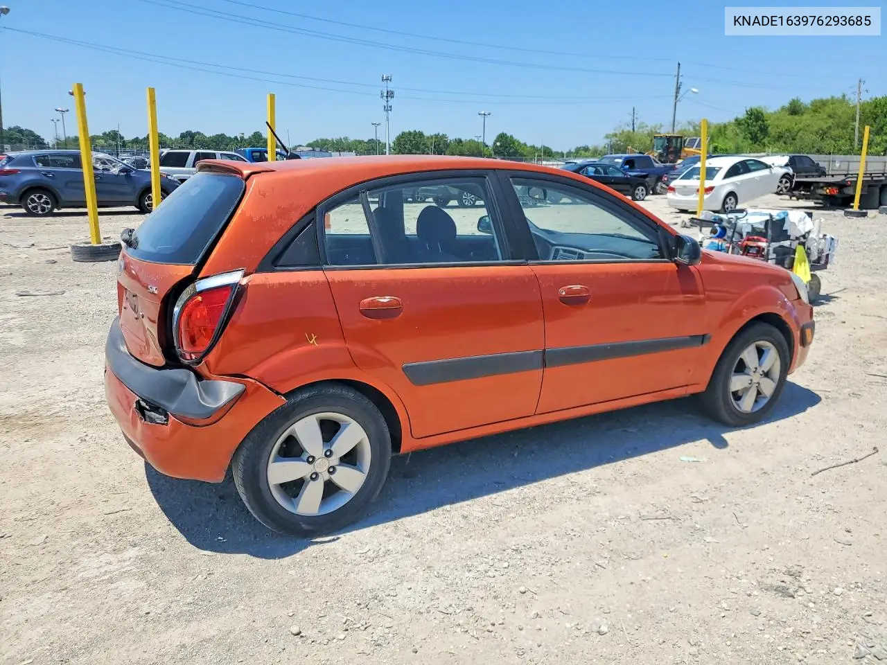 2007 Kia Rio 5 Sx VIN: KNADE163976293685 Lot: 60677556