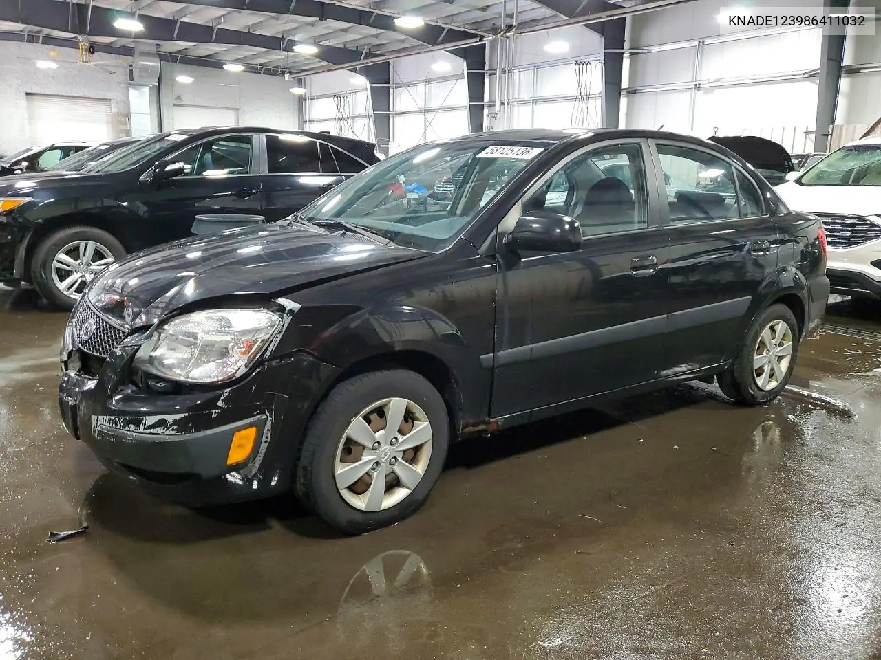 2008 Kia Rio Base VIN: KNADE123986411032 Lot: 58125136