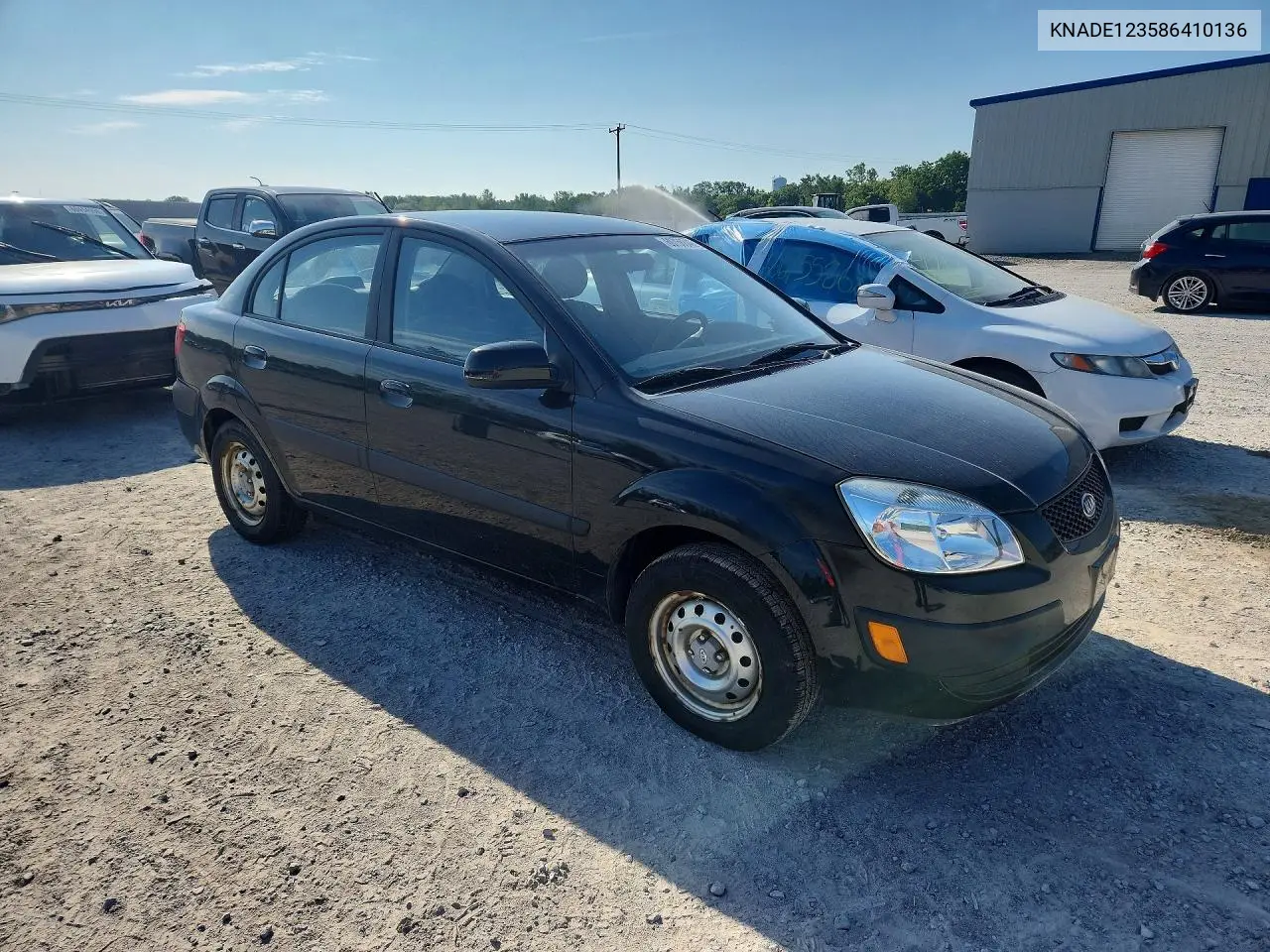 2008 Kia Rio Base VIN: KNADE123586410136 Lot: 60756846