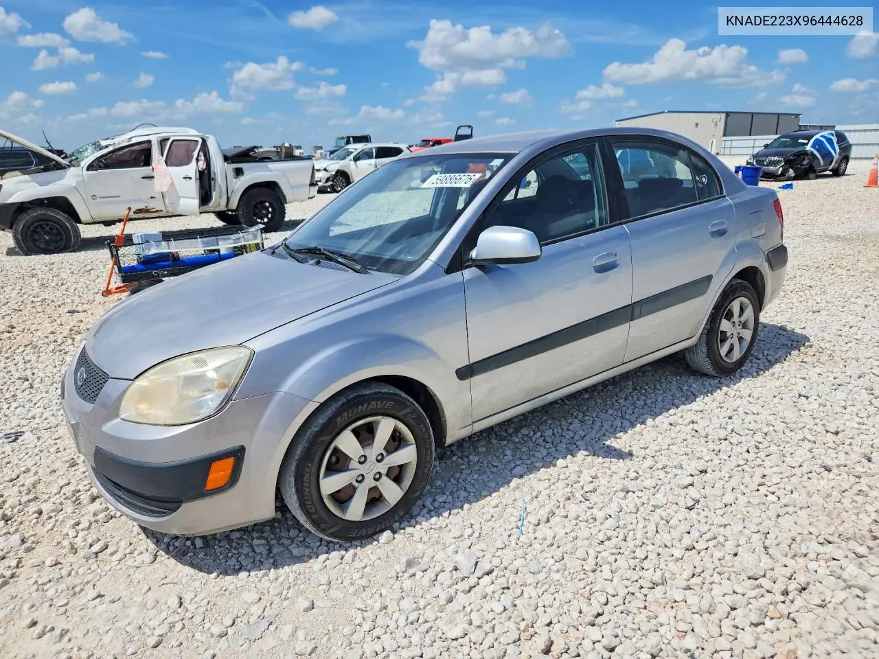 2009 Kia Rio Base VIN: KNADE223X96444628 Lot: 59886676