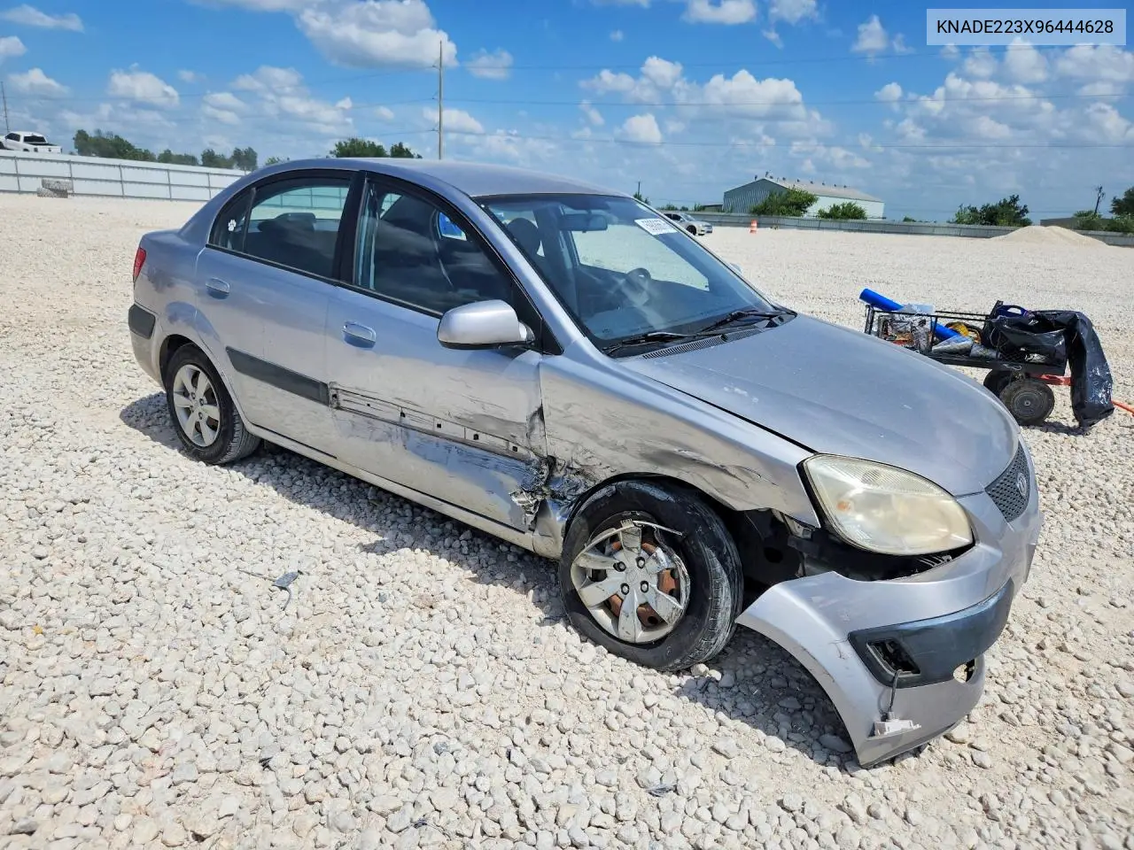2009 Kia Rio Base VIN: KNADE223X96444628 Lot: 59886676