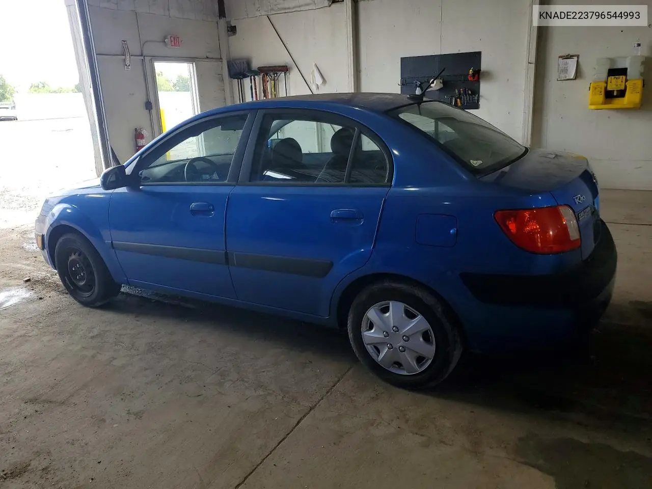 2009 Kia Rio Base VIN: KNADE223796544993 Lot: 60684976