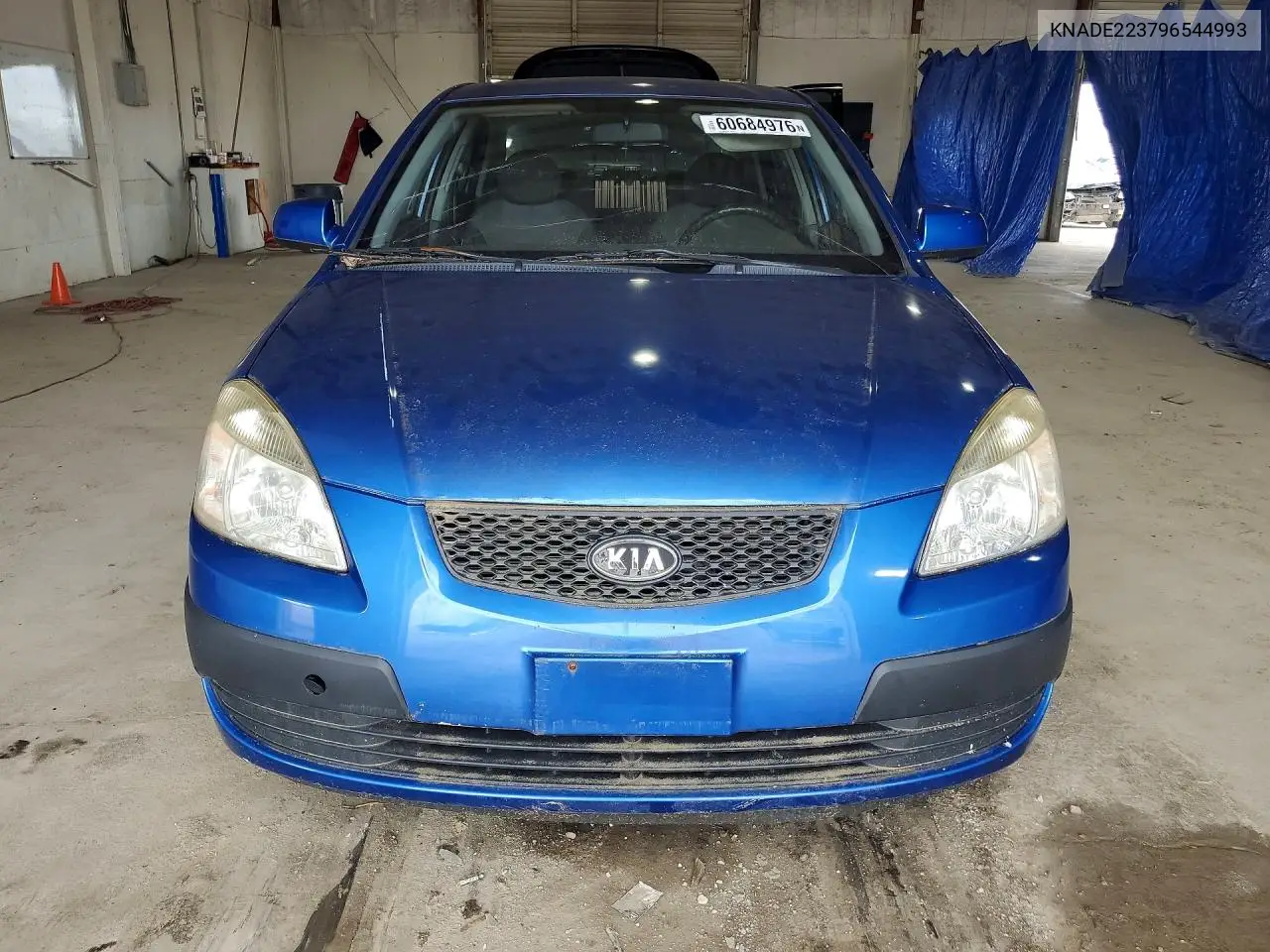2009 Kia Rio Base VIN: KNADE223796544993 Lot: 60684976