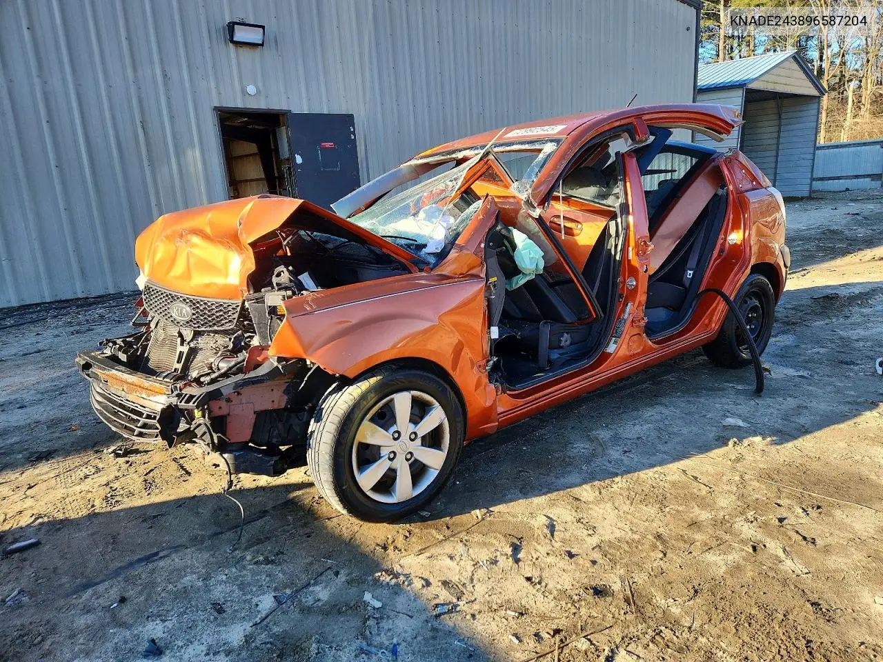 2009 Kia Rio 5 Sx VIN: KNADE243896587204 Lot: 72992545