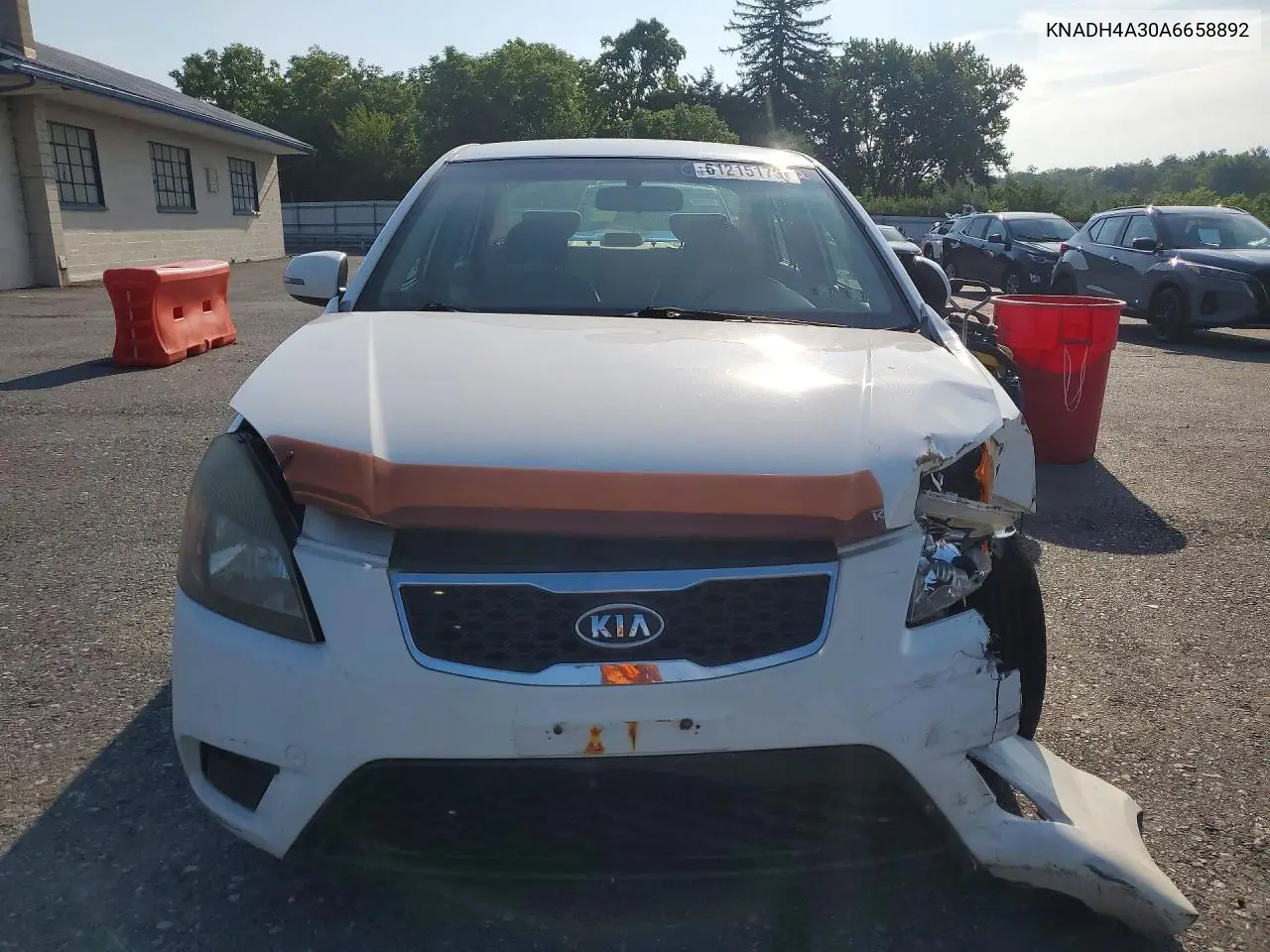 2010 Kia Rio Base VIN: KNADH4A30A6658892 Lot: 61215176