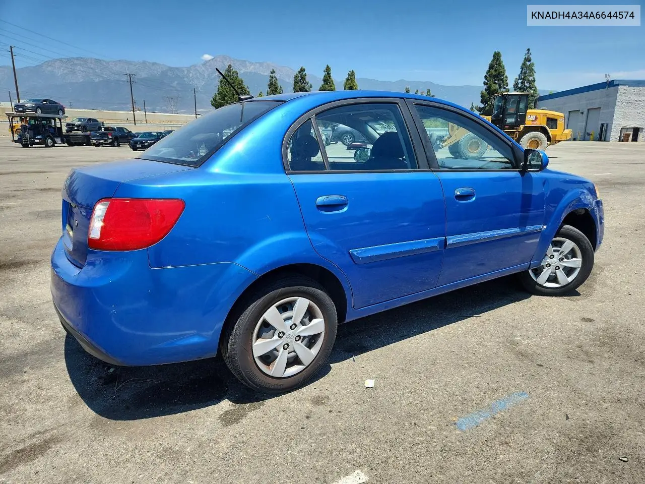2010 Kia Rio Base VIN: KNADH4A34A6644574 Lot: 61413696