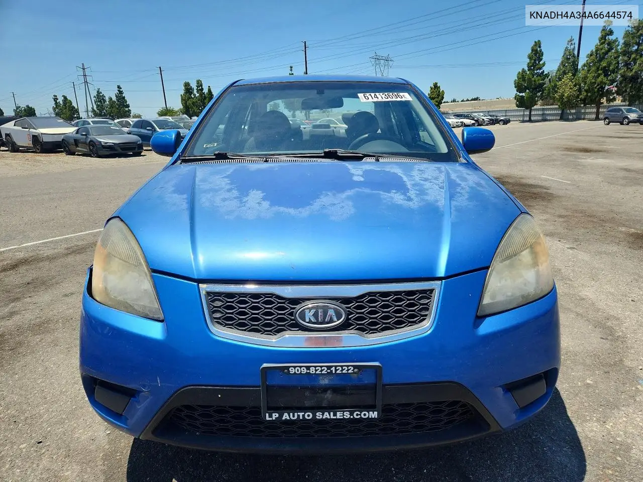 2010 Kia Rio Base VIN: KNADH4A34A6644574 Lot: 61413696