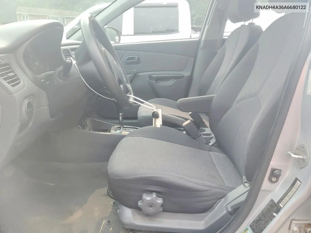 2010 Kia Rio Base VIN: KNADH4A36A6680122 Lot: 61531576