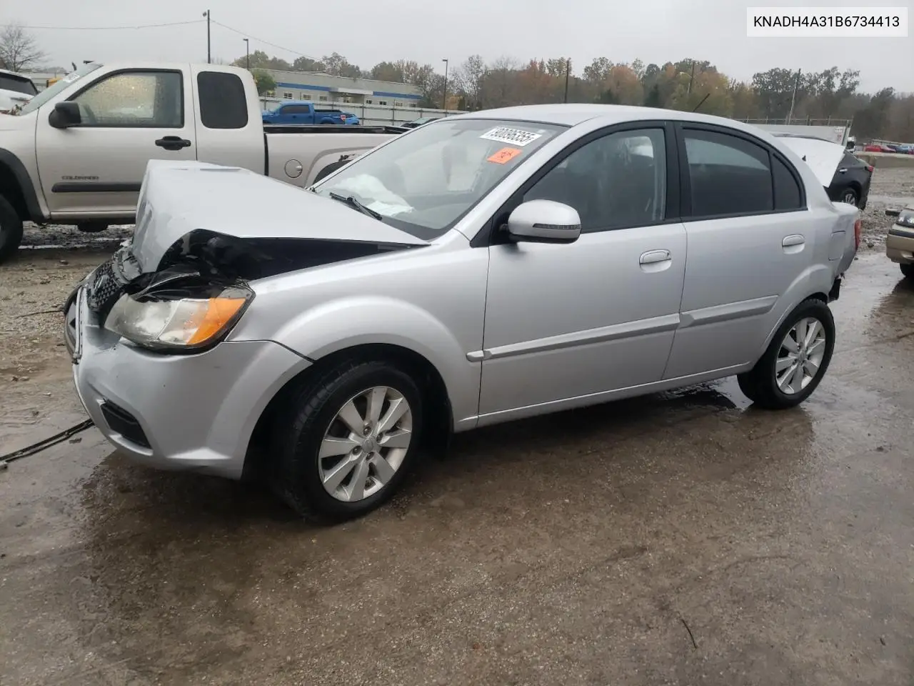 KNADH4A31B6734413 2011 Kia Rio Base