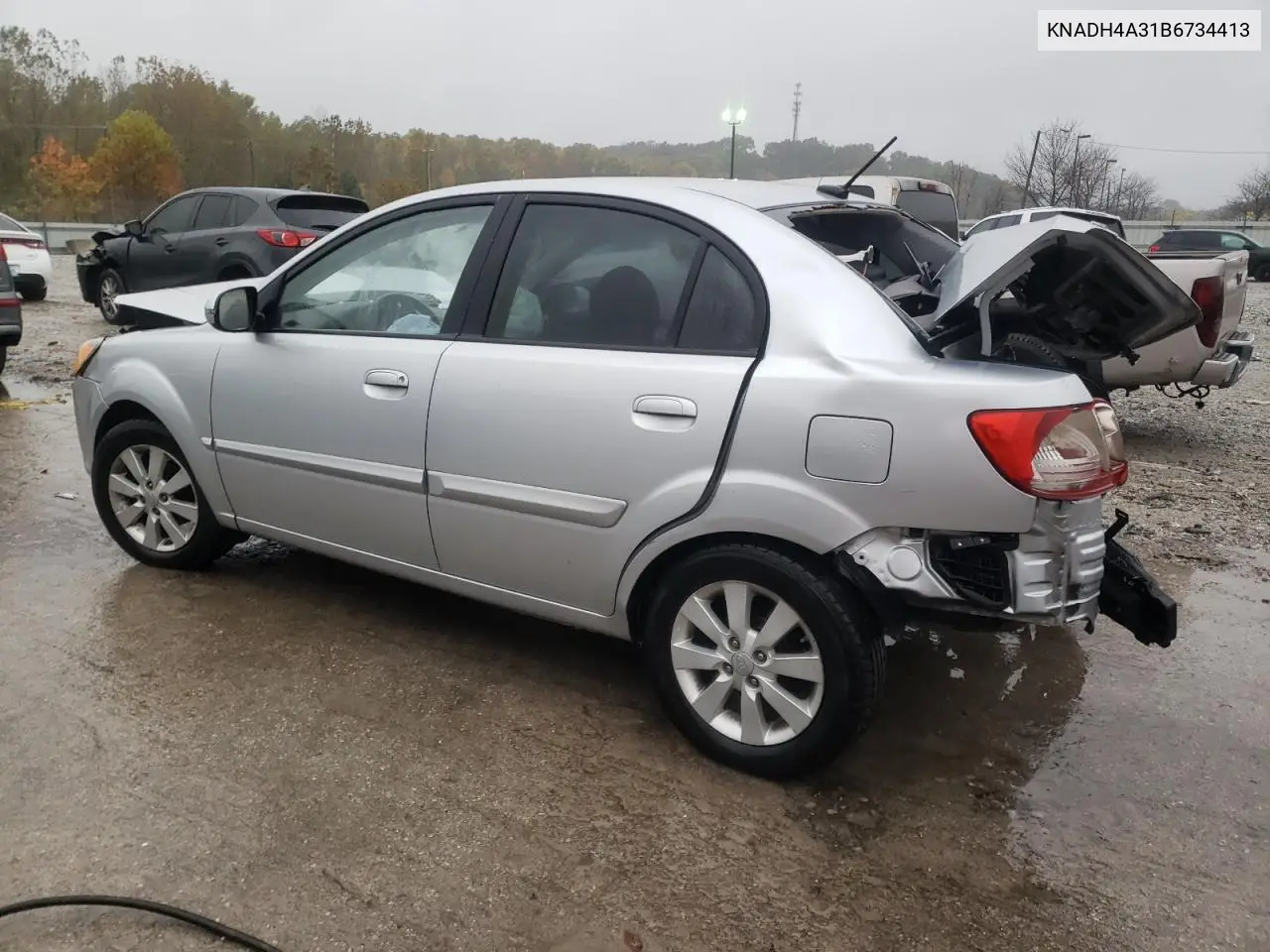 KNADH4A31B6734413 2011 Kia Rio Base