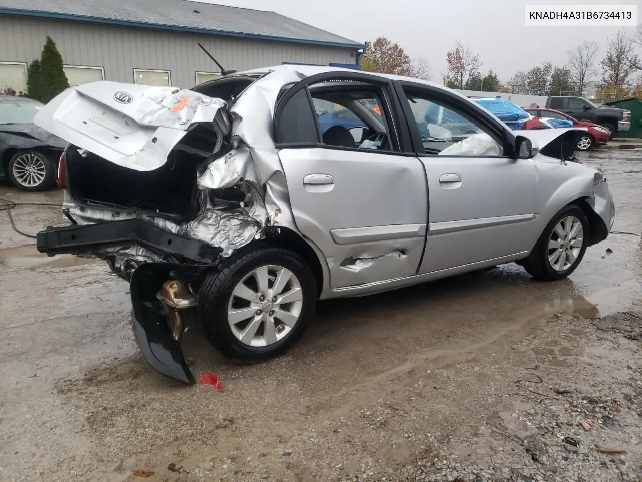 KNADH4A31B6734413 2011 Kia Rio Base