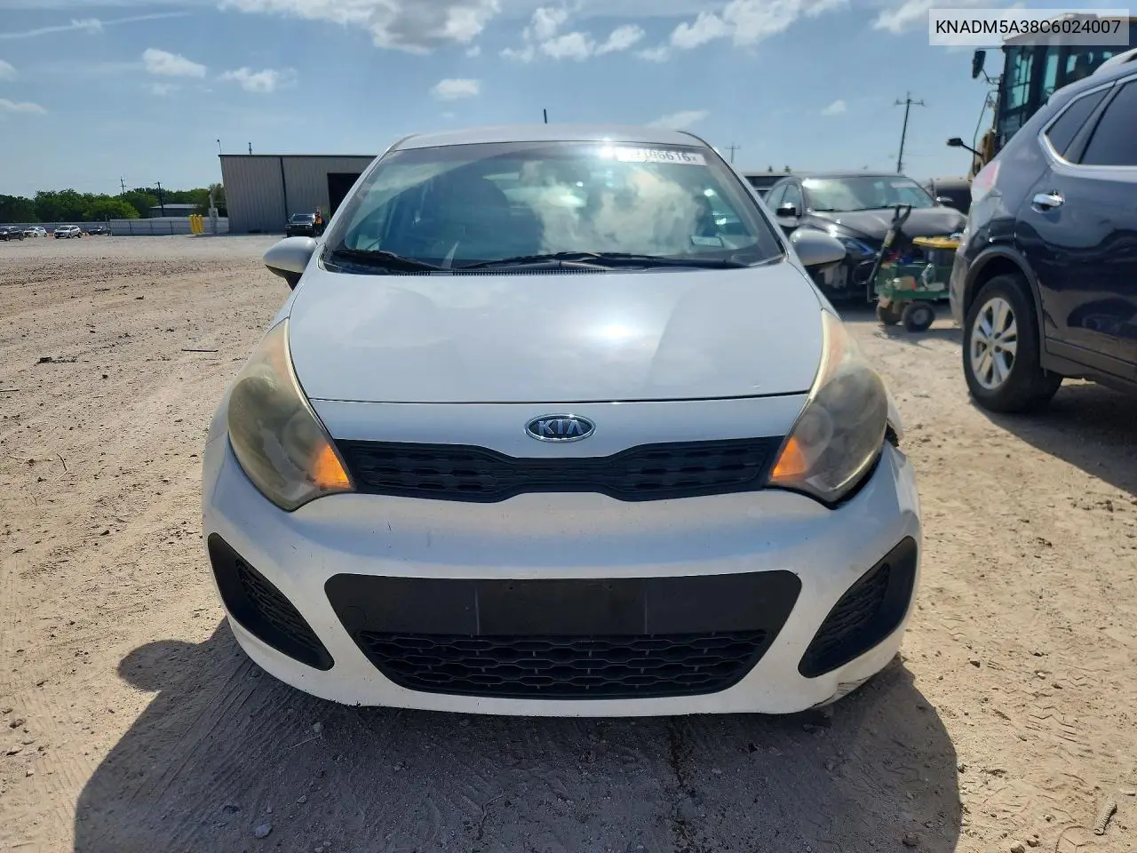 2012 Kia Rio Lx VIN: KNADM5A38C6024007 Lot: 59196616