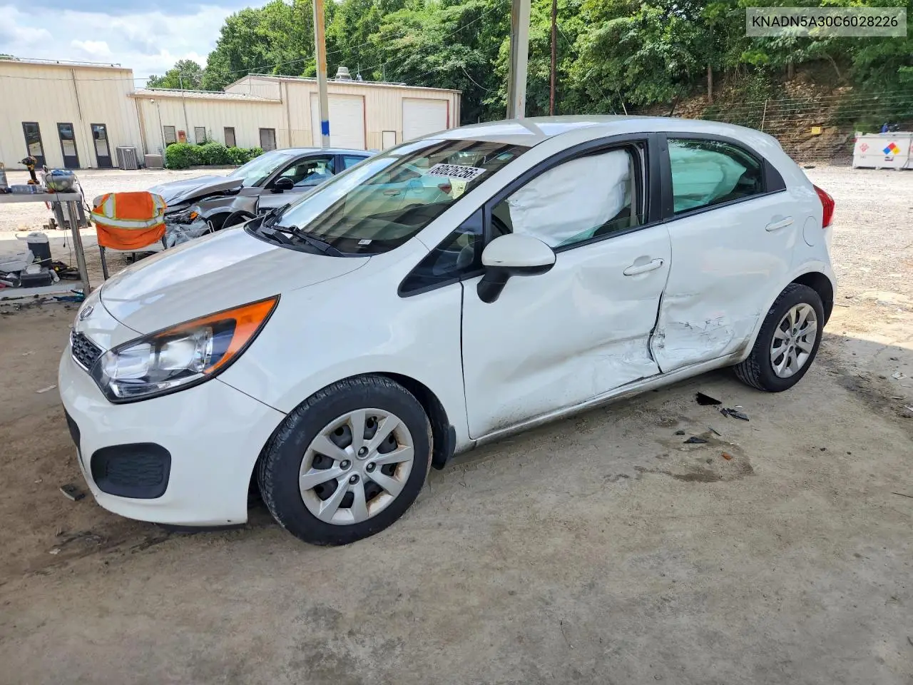 2012 Kia Rio VIN: KNADN5A30C6028226 Lot: 60626256